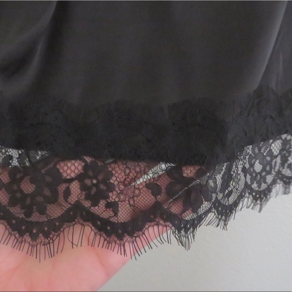 H&M Lace Silky Camisole Size: 8 - Picture 4 of 5